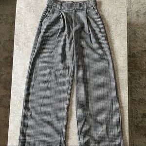 GAP High Rise Wide Leg Houndstooth Trouser Pants, Women’s Size 4